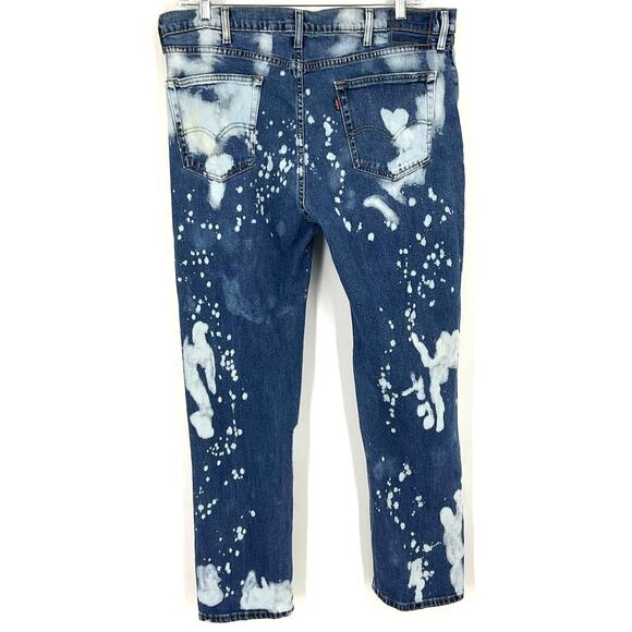 Levi's 541 Athletic Tapered Fit Jeans Men's 40x32 Bleached - Picture 2 of 16